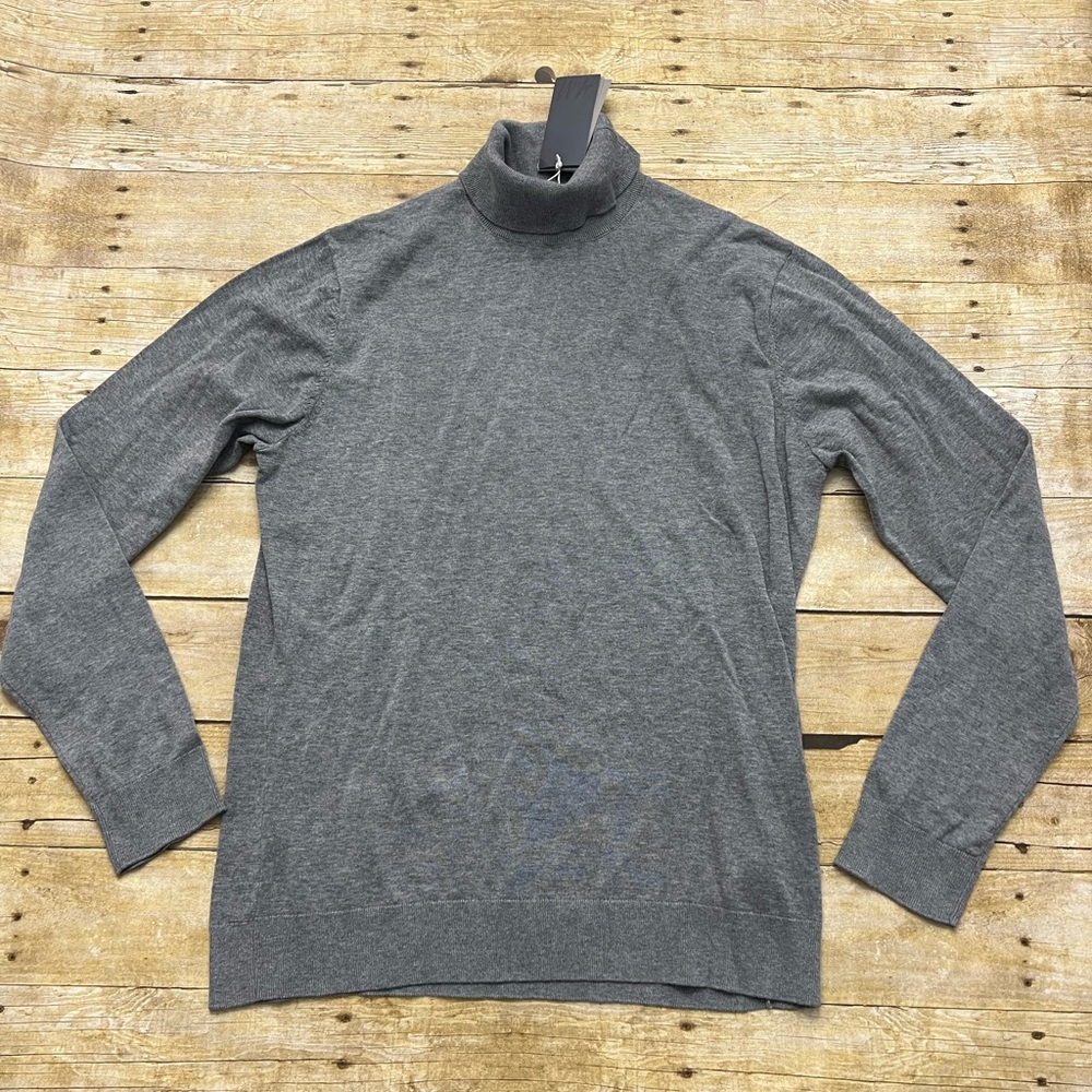 H&M Men's Gray Turtleneck Sweater